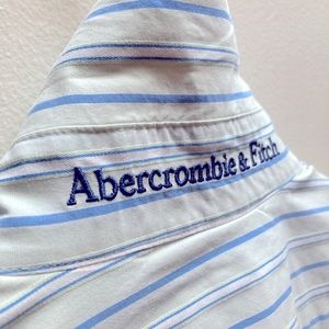 Abercrombie & Fitch Men’s Long Sleeve Button-Front